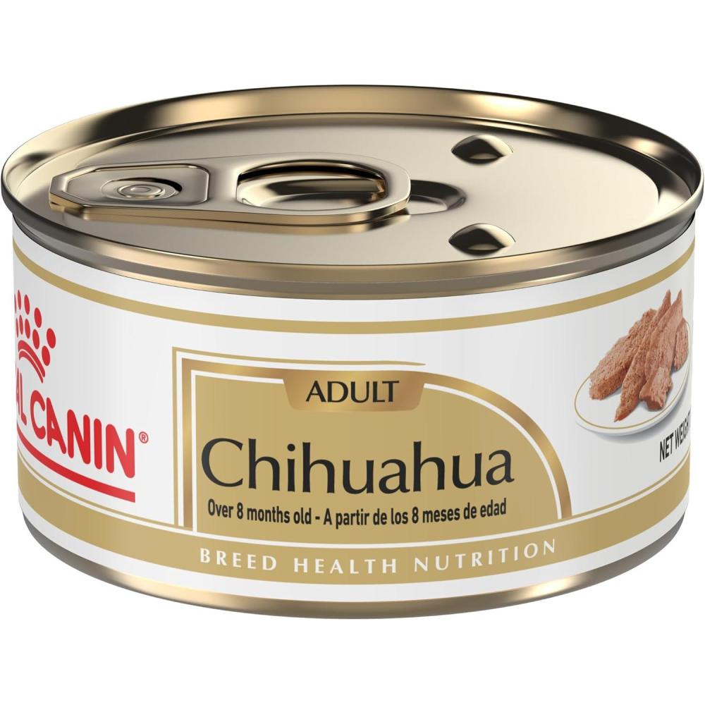 imageRoyal Canin Breed Health Nutrition Chihuahua Adult Loaf in Sauce Dog Food 3 oz Pack of 63 Ounce Pack of 24