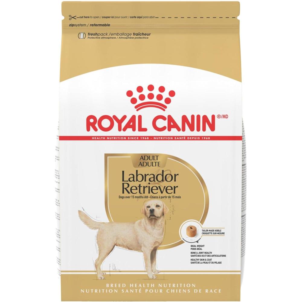 imageRoyal Canin Breed Health Nutrition Labrador Retriever Adult Loaf in Sauce Dog Food 135 oz Pack of 1217 Pound Pack of 1