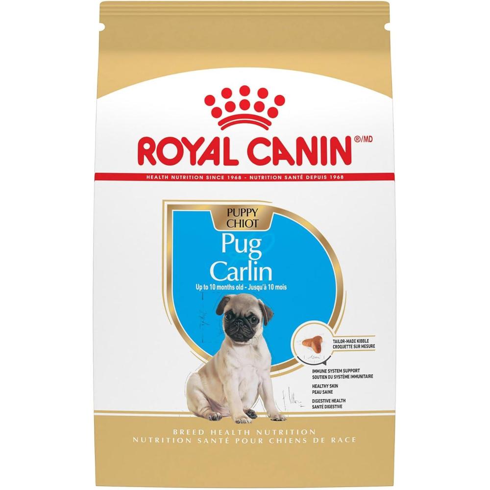 imageRoyal Canin Breed Health Nutrition Pug Puppy Dry Dog Food 25 lb Bag