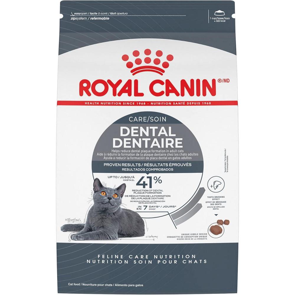 imageRoyal Canin Feline Care Nutrition Dental Care Adult Dry Cat Food 6 lb Bag3 Pound Pack of 1