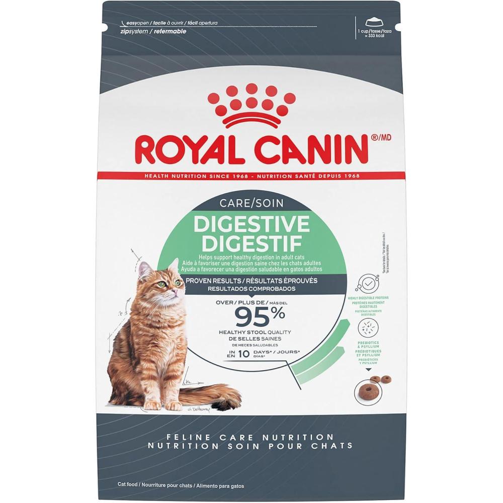 imageRoyal Canin Feline Care Nutrition Digestive Care Adult Dry Cat Food 3 lb Bag6 Pounds Pack of 1
