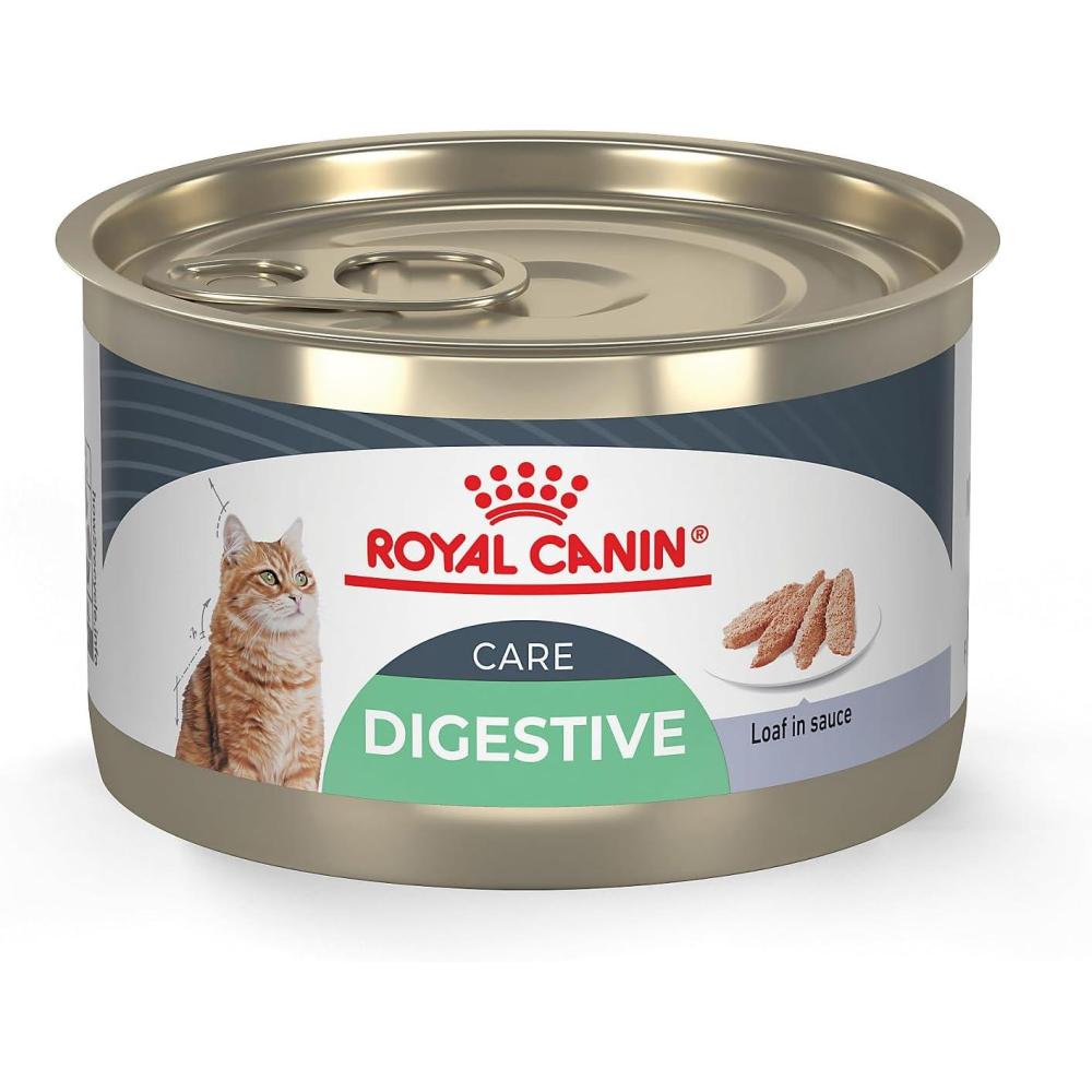 imageRoyal Canin Feline Care Nutrition Digestive Care Adult Thin Slices in Gravy and Loaf in Sauce Cat Food 3 oz Pack of 1251 Ounce Pack of 24