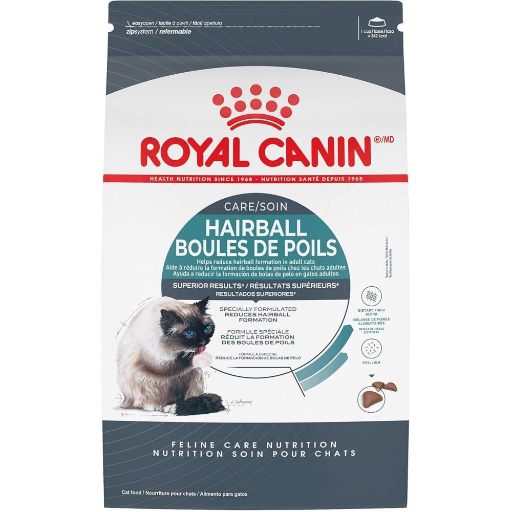 imageRoyal Canin Feline Care Nutrition Hairball Care Adult Dry Cat Food 6 lb Bag6 Pound Pack of 1