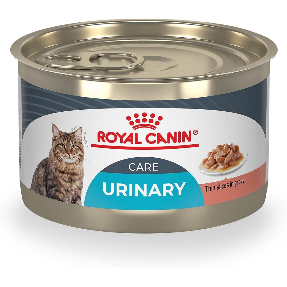 imageRoyal Canin Feline Care Nutrition Urinary Care Adult Thin Slices in Gravy Cat Food 3 oz Pack of 12021 Ounce Pack of 24