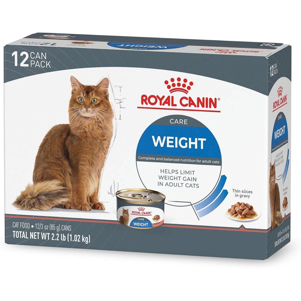 imageRoyal Canin Feline Care Nutrition Weight Care Adult Loaf in Sauce Cat Food 3 oz Pack of 243 Ounce Pack of 12