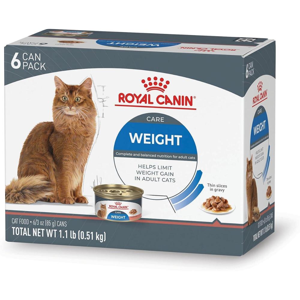 imageRoyal Canin Feline Care Nutrition Weight Care Adult Loaf in Sauce Cat Food 3 oz Pack of 243 Ounce Pack of 6