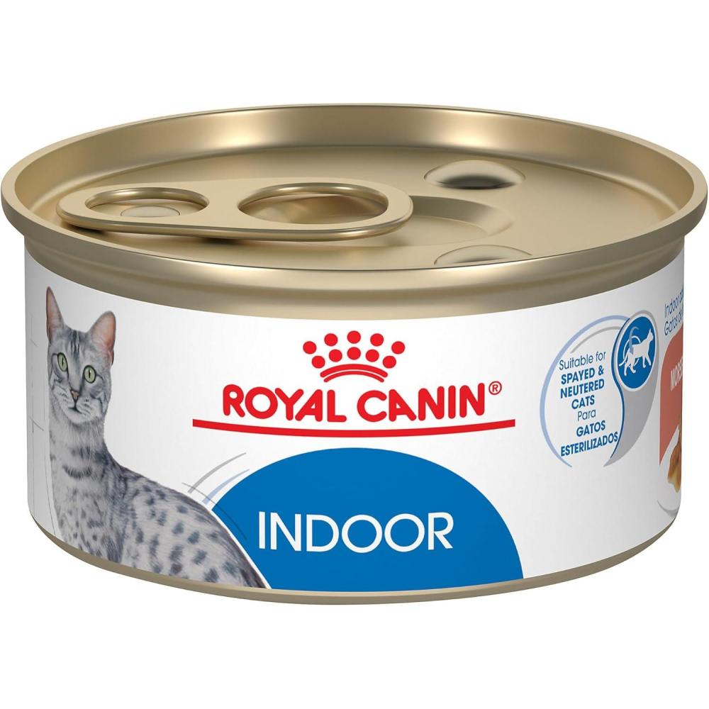 imageRoyal Canin Feline Health Nutrition Indoor Adult Morsels in Gravy Cat Food 3 oz Pack of 123 Ounce Pack of 24