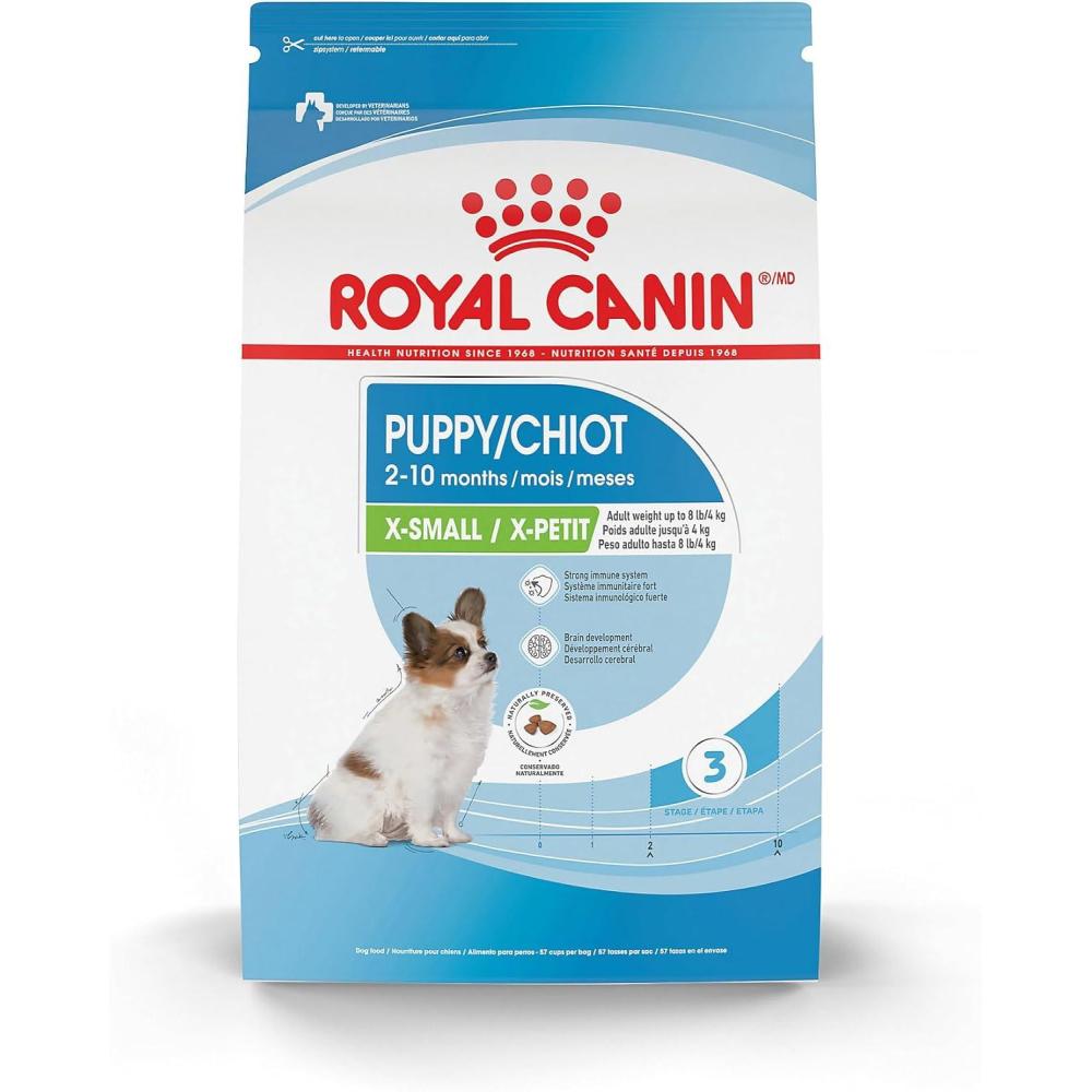 imageRoyal Canin Size Health Nutrition XSmall Puppy Dry Dog Food 14 lb bagChickenVegetable