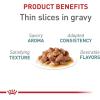 Royal Canin Feline Care Nutrition Hairball Care Adult Thin Slices in Gravy Cat Food, 3 oz (Pack of 6)(3 Ounce (Pack of 12))