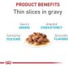 Royal Canin Feline Care Nutrition Urinary Care Adult Thin Slices in Gravy Cat Food, 3 oz (Pack of 12)(3 Ounce (Pack of 24))