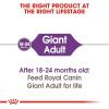 Royal Canin Size Health Nutrition Giant Adult Dry Dog Food, 30 lb Bag(30 Pound (Pack of 1))