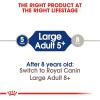 Royal Canin Size Health Nutrition Large 5+ Mature Dry Dog Food, 30 lb Bag(30 Pound (Pack of 1))