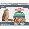 Royal Canin Feline Care Nutrition Digestive Care Adult Thin Slices in Gravy and Loaf in Sauce Cat Food, 3 oz (Pack of 12)(1 Count (Pack of 12))