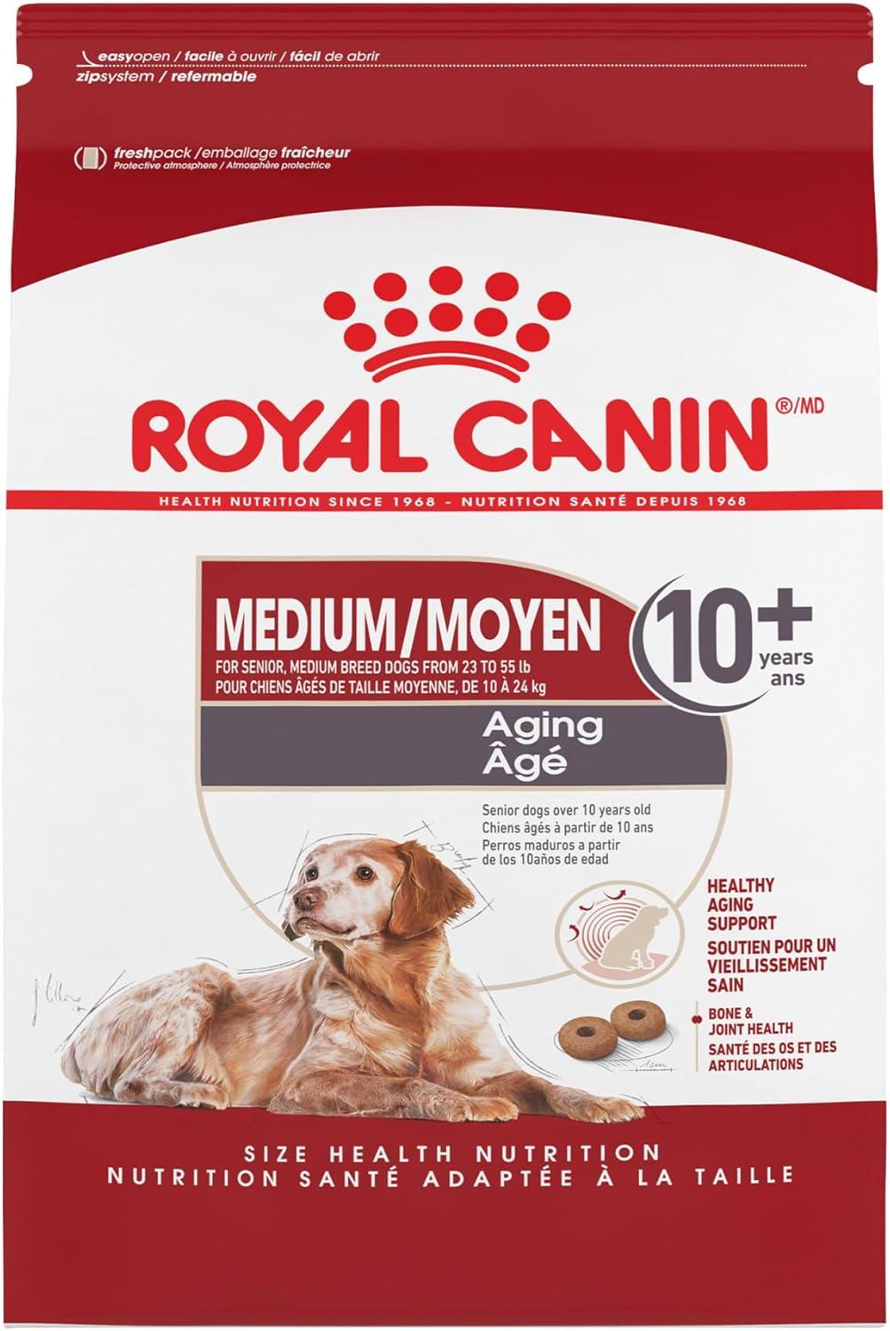 imageRoyal Canin Medium Aging 10 Senior Dry Dog Food 30 lb bag30 Pound Pack of 1