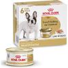 Royal Canin Breed Health Nutrition French Bulldog Wet Dog Food for Adult Dogs, Loaf Wet Food for French Bulldogs 12 Months+, Supports Digestive Health and Bone & Joint Health, Multipack 6 x 3 oz cans(1.13 Pound (Pack of 1))