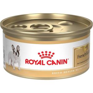 Royal Canin Breed Health Nutrition French Bulldog Wet Dog Food for Adult Dogs, Loaf Wet Food for French Bulldogs 12 Months+, Supports Digestive Health and Bone & Joint Health, Multipack 6 x 3 oz cans(3 Ounce (Pack of 24))