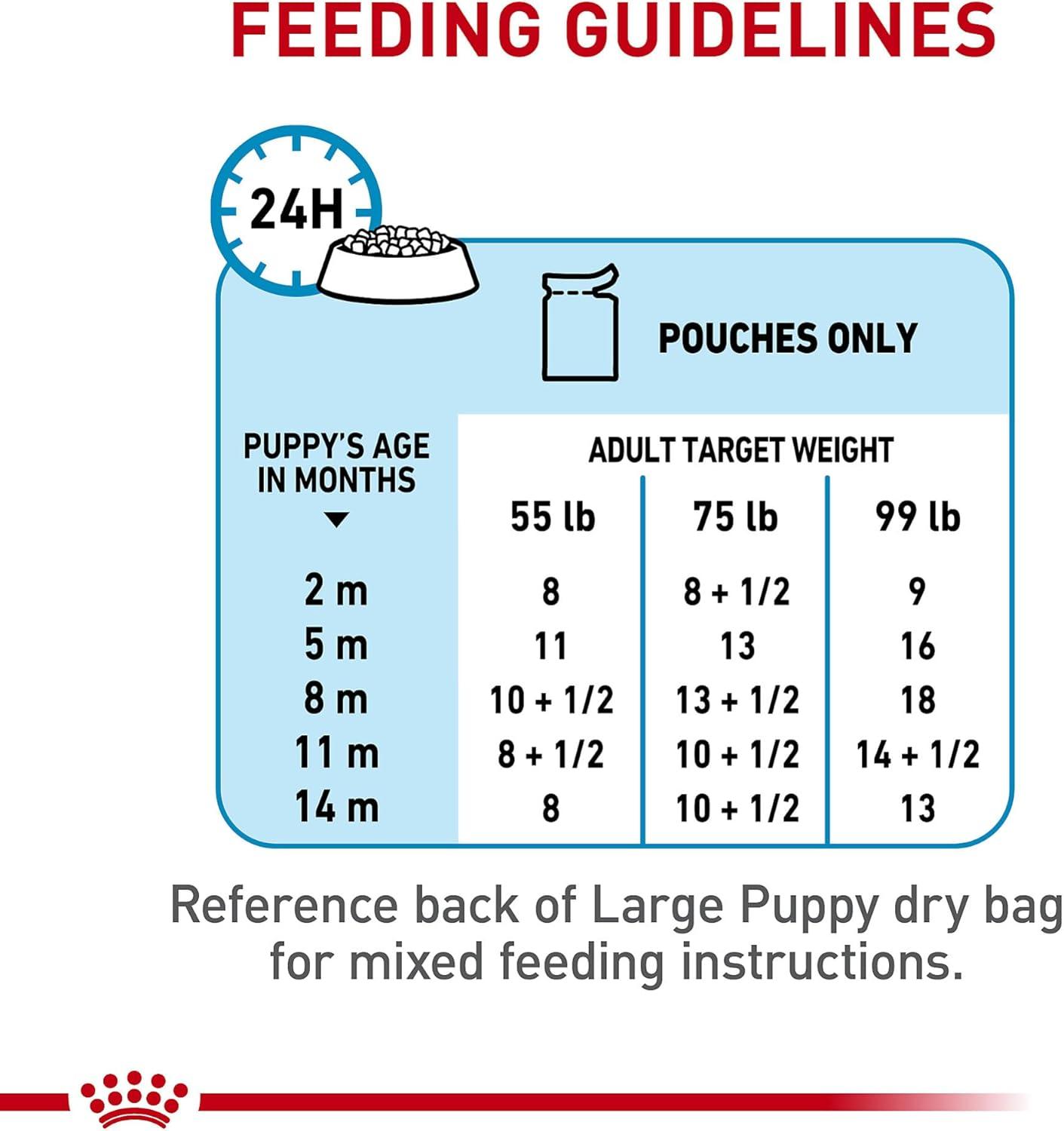 image:imageRoyal Canin Size Health Nutrition Large Puppy Chunks in Gravy Wet Dog Food 49 oz pouch 10pack