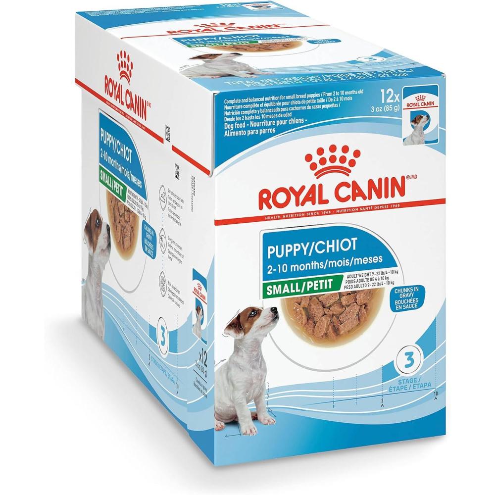 image:imageRoyal Canin Size Health Nutrition Small Puppy Chunks in Gravy Wet Dog Food 3 oz pouch 12count